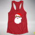 Santa’s Gilbert Baker LGBTQ Pride Flag Shades Racerback Tank - Red